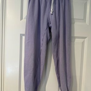 Katie J NYC Lavender Joggers with Drawstring